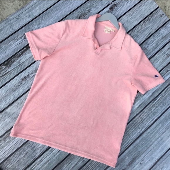 SOLD: EUC CHAMPION POLO VELOUR MENS SIZE XL - Picture 2 of 8